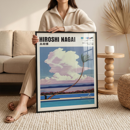 Affiche Hiroshi Nagai | Piscine Tropicale & City Pop