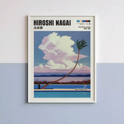 Affiche Hiroshi Nagai | Piscine Tropicale & City Pop