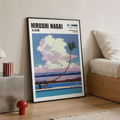Affiche Hiroshi Nagai | Piscine Tropicale & City Pop