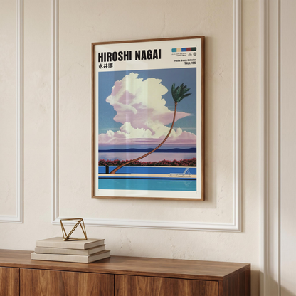 Affiche Hiroshi Nagai | Piscine Tropicale & City Pop