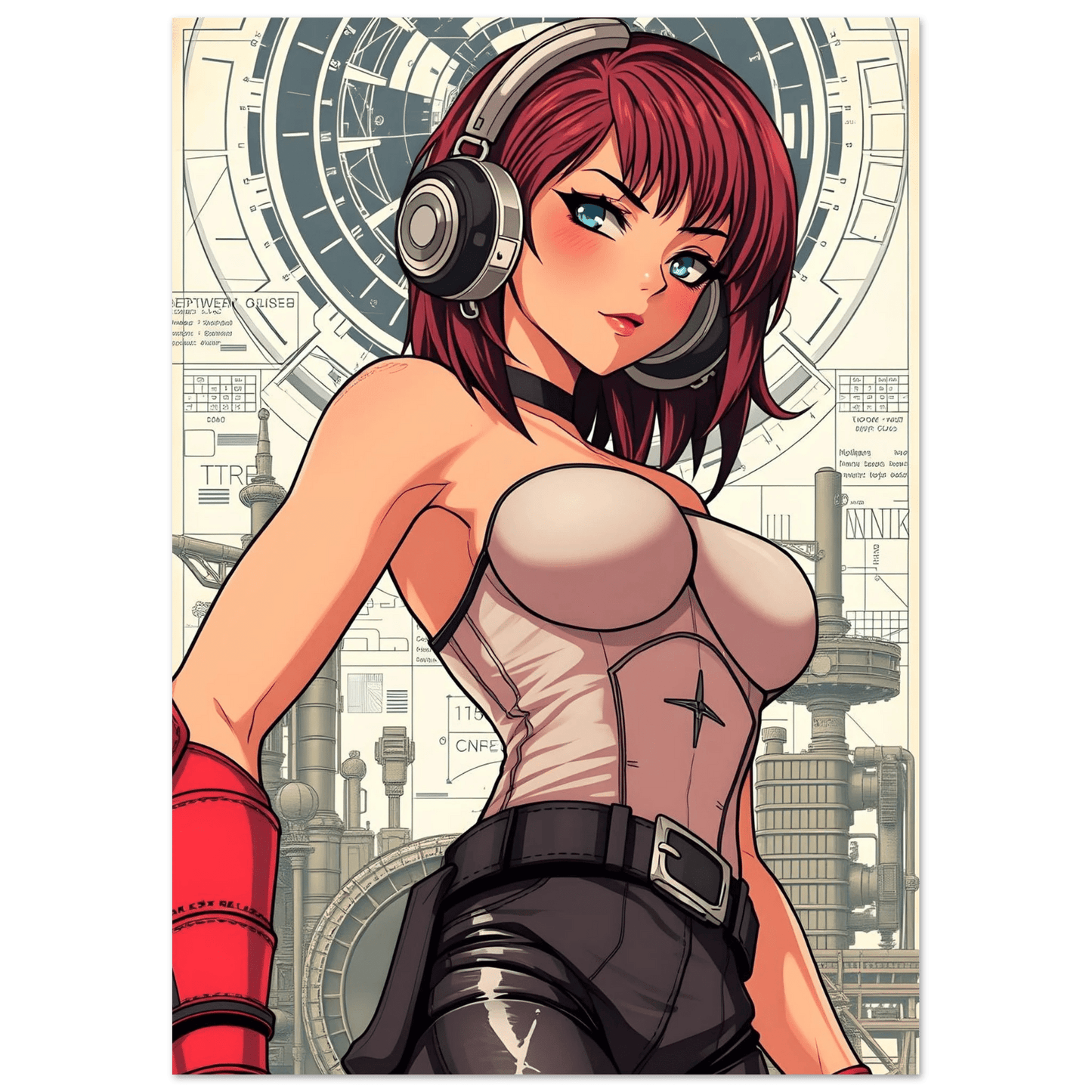🌸🪐🎀👽Création Anime Rétro Sci-Fi ☄️43 - Aura Studio Déco