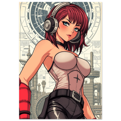 🌸🪐🎀👽Création Anime Rétro Sci-Fi ☄️43 - Aura Studio Déco