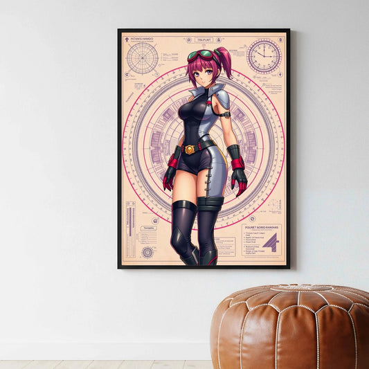 🌸🪐🎀👽Création Anime Rétro Sci-Fi ☄️46 - Aura Studio Déco