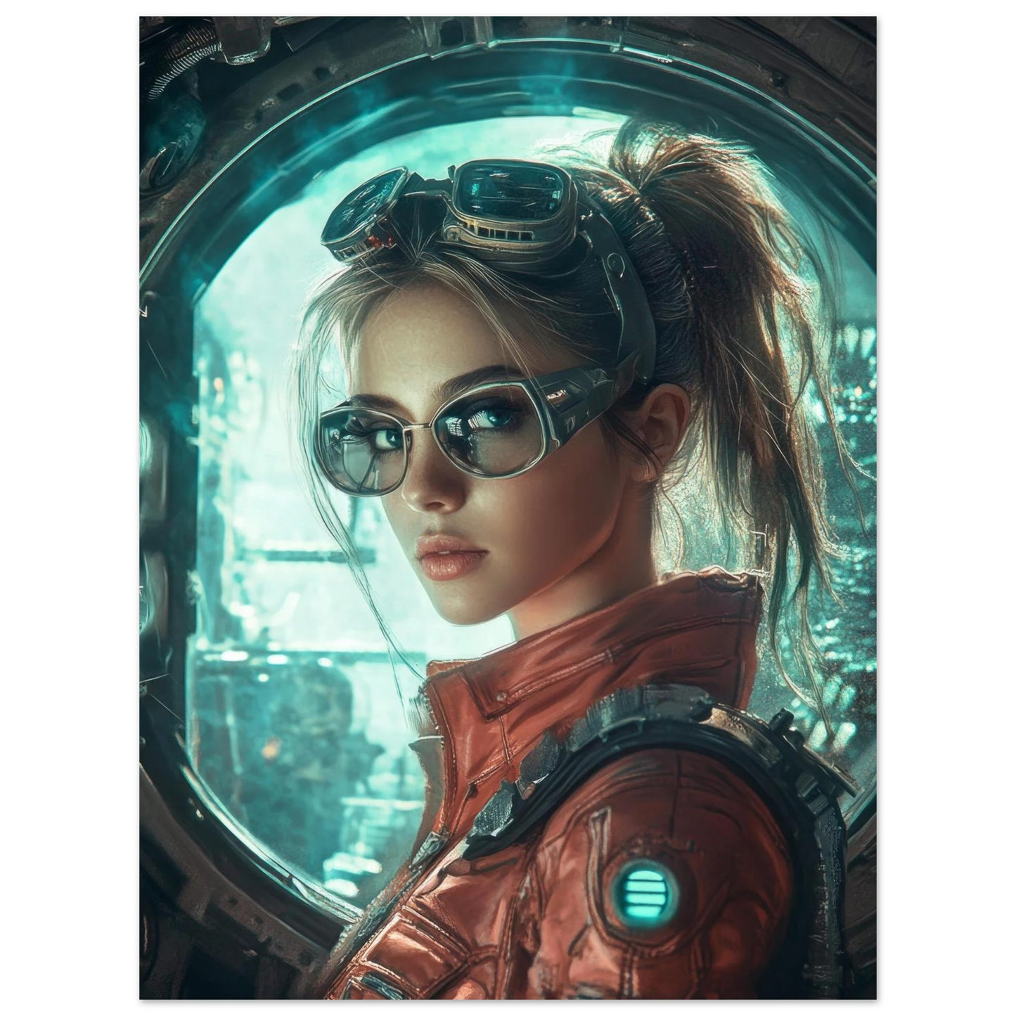 ✨ RETRO FUTUR MECHA WOMENS — Starship Series #85 - Aura Studio Déco