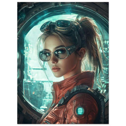 ✨ RETRO FUTUR MECHA WOMENS — Starship Series #85 - Aura Studio Déco