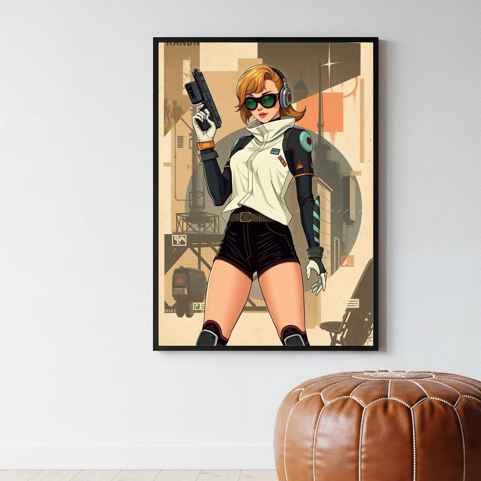 🌸🪐🎀👽Création Anime Rétro Sci-Fi ☄️47 - Aura Studio Déco