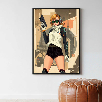 🌸🪐🎀👽Création Anime Rétro Sci-Fi ☄️47 - Aura Studio Déco
