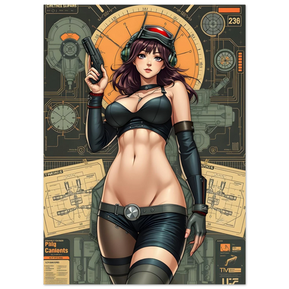 🌸🪐🎀👽Création Anime Rétro Sci-Fi ☄️7 - Aura Studio Déco