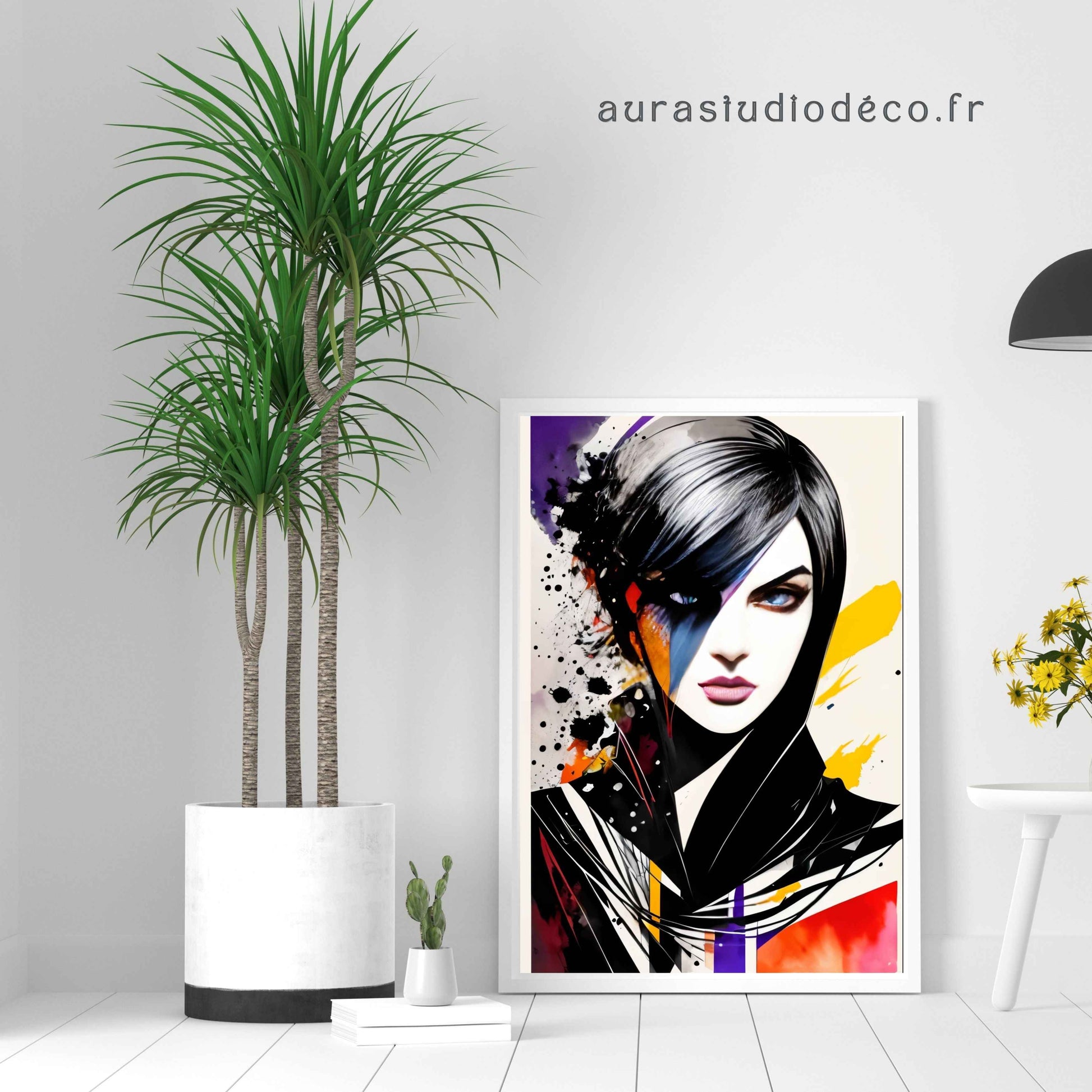 🌈𒄆🎸𒆙 Portraits Pop Art Abstrait 10🖌️