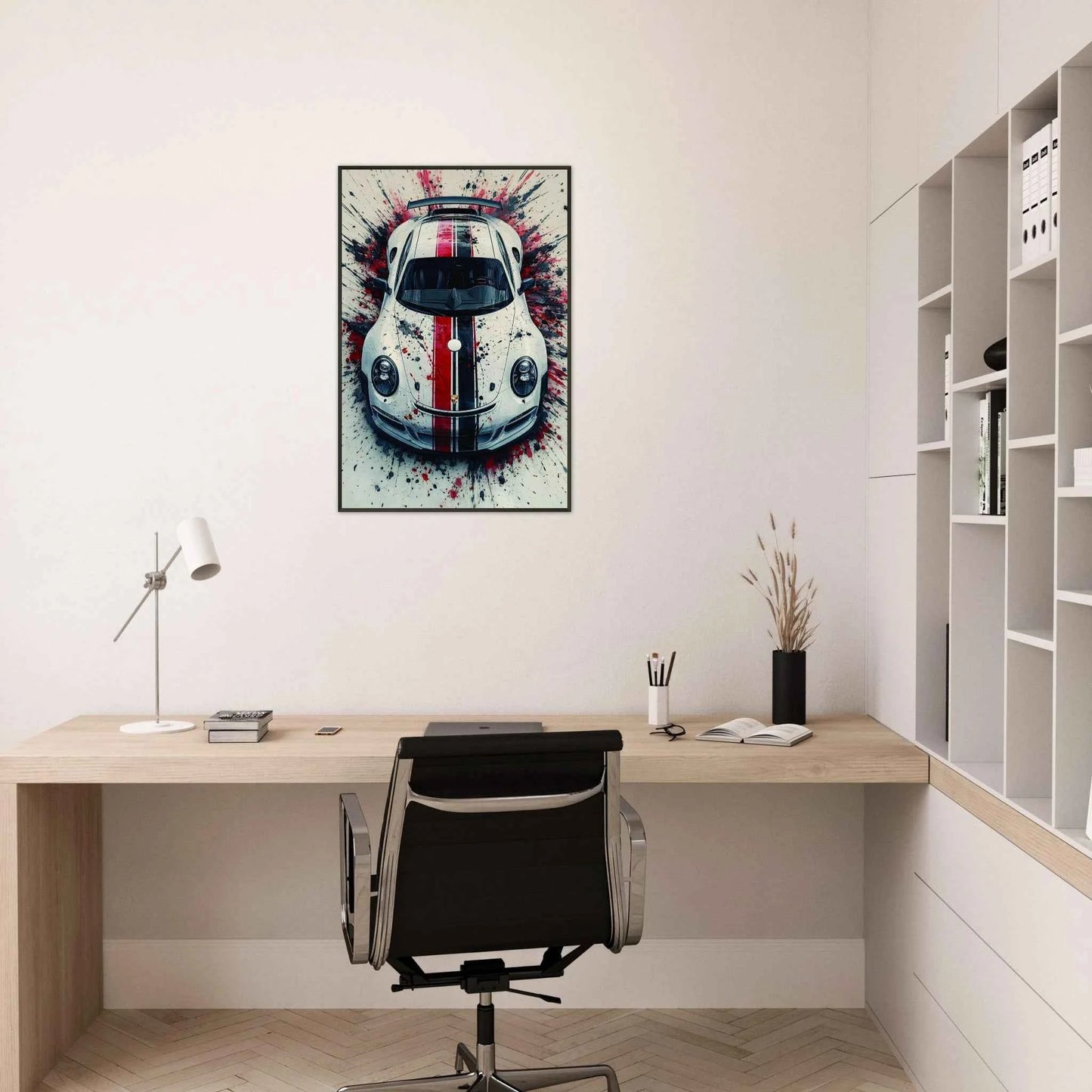 🏎️🏁Affiche Automobile Art' Legend 1 Encadrée - Aura Studio Déco