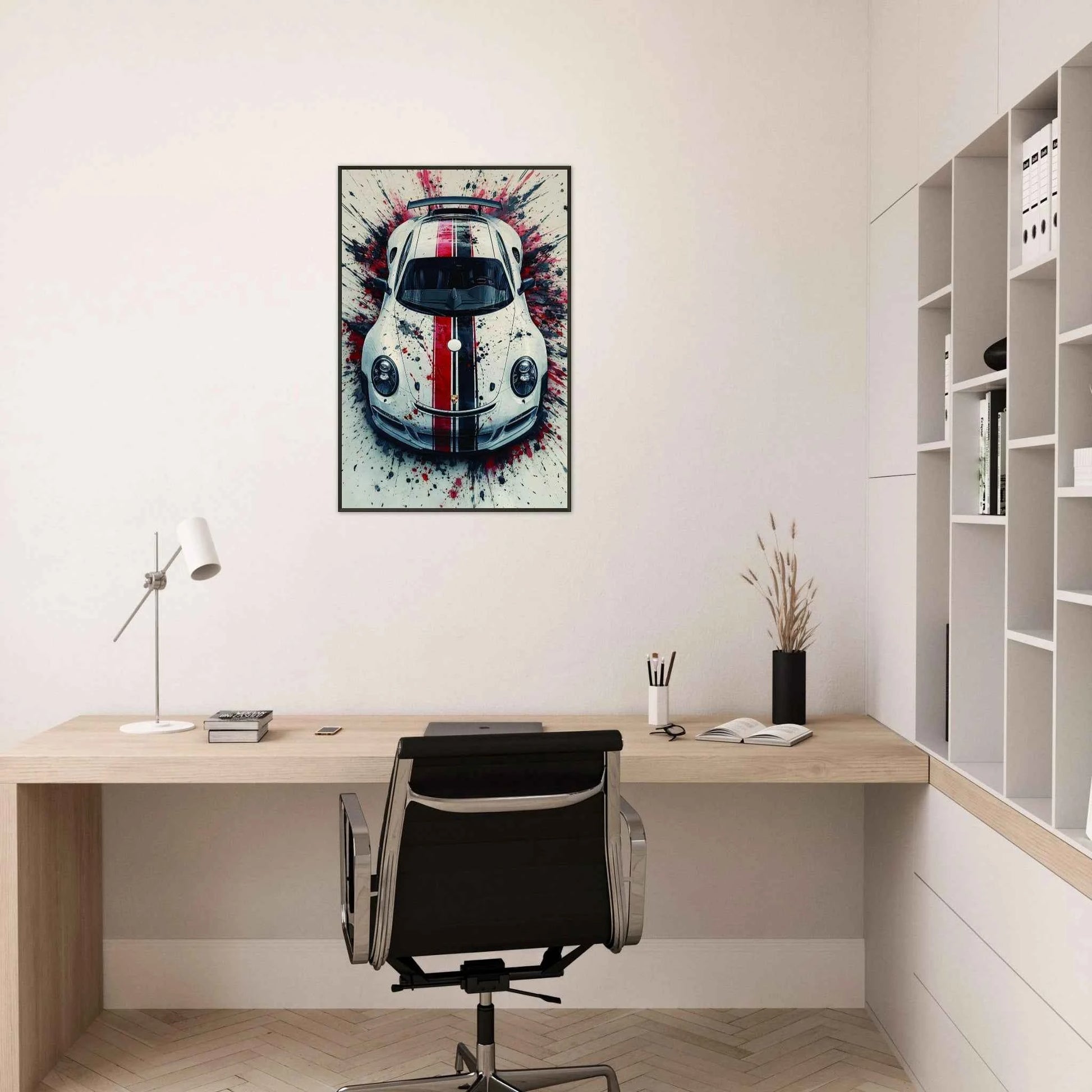 🏎️🏁Affiche Automobile Art' Legend 1 Encadrée - Aura Studio Déco