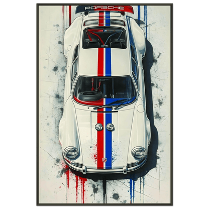 🏎️🏁Affiche Automobile Art' Legend 3 Encadrée - Aura Studio Déco