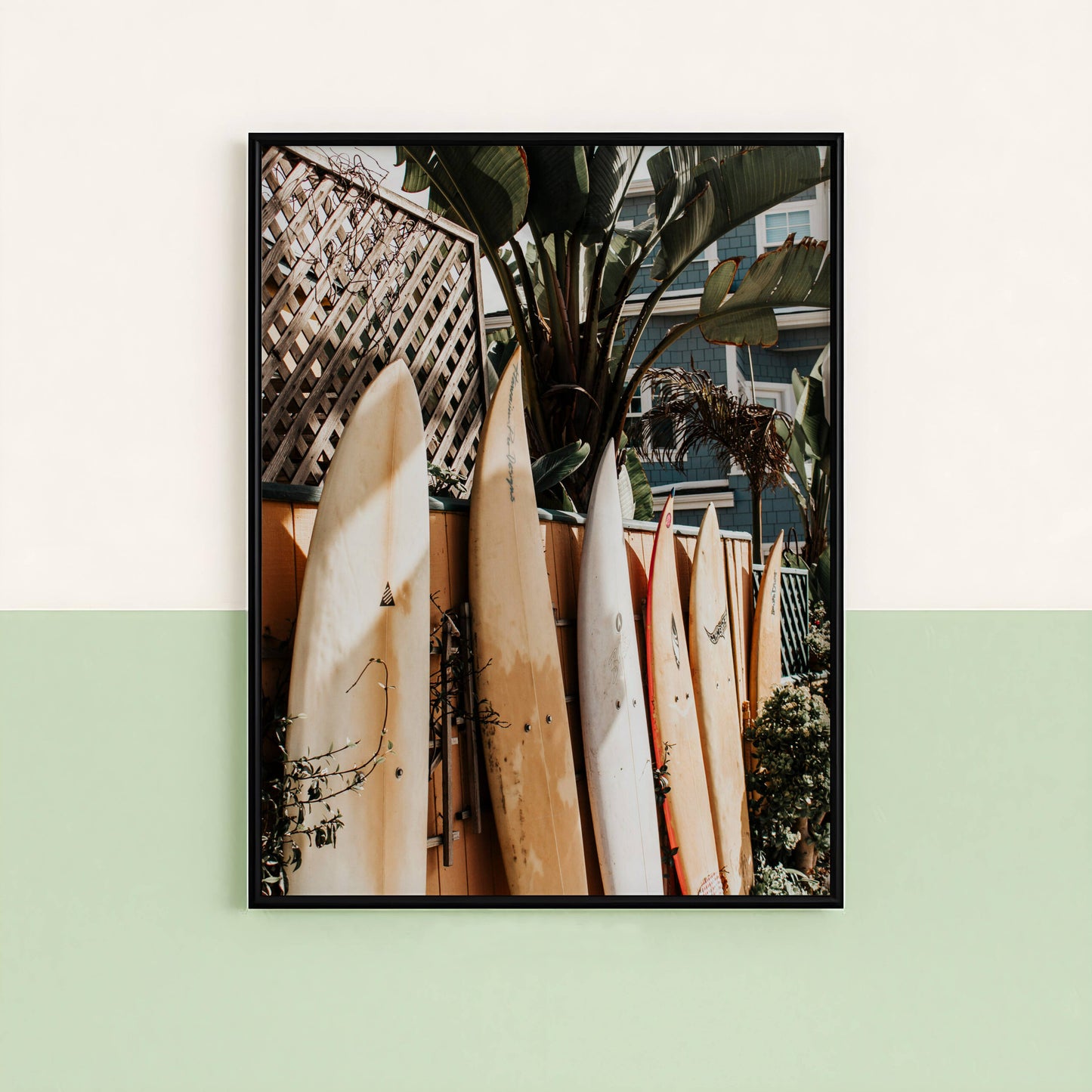 Affiche Planches de Surf Tropicales – Esprit Surf et Décoration Bord de Mer | Poster sur Papier Mat