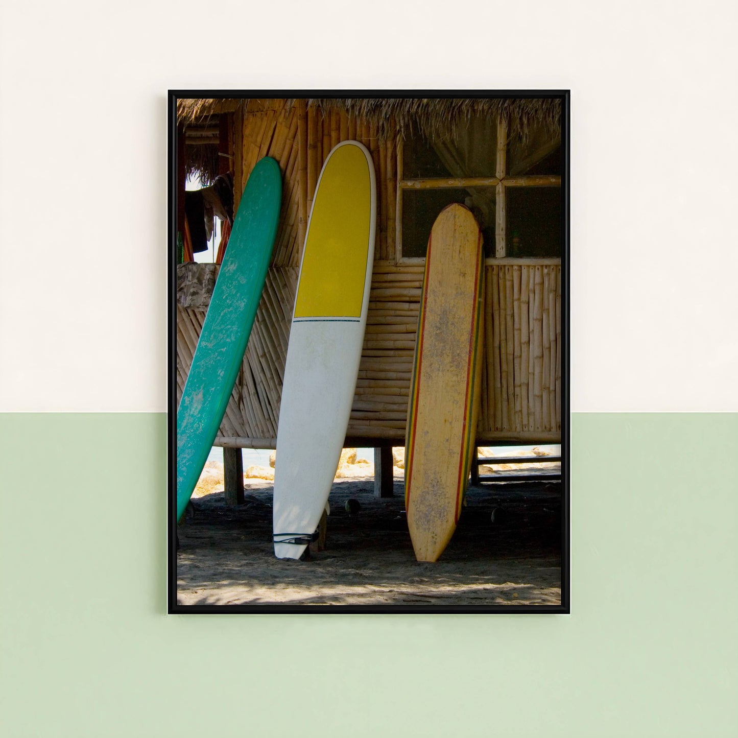 Affiche Planches de Surf Vintage – Ambiance Tropicale et Esprit Bord de Mer | Poster sur Papier Mat