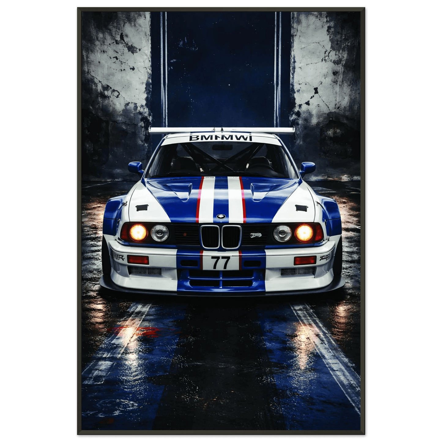 🏎️🏁Affiche Automobile Art' Sport 2 Encadrée - Aura Studio Déco