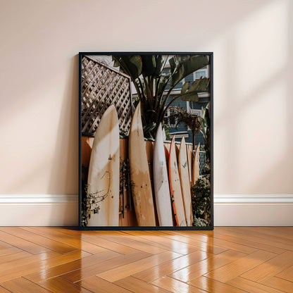 Affiche Planches de Surf Tropicales – Esprit Surf et Décoration Bord de Mer | Poster sur Papier Mat