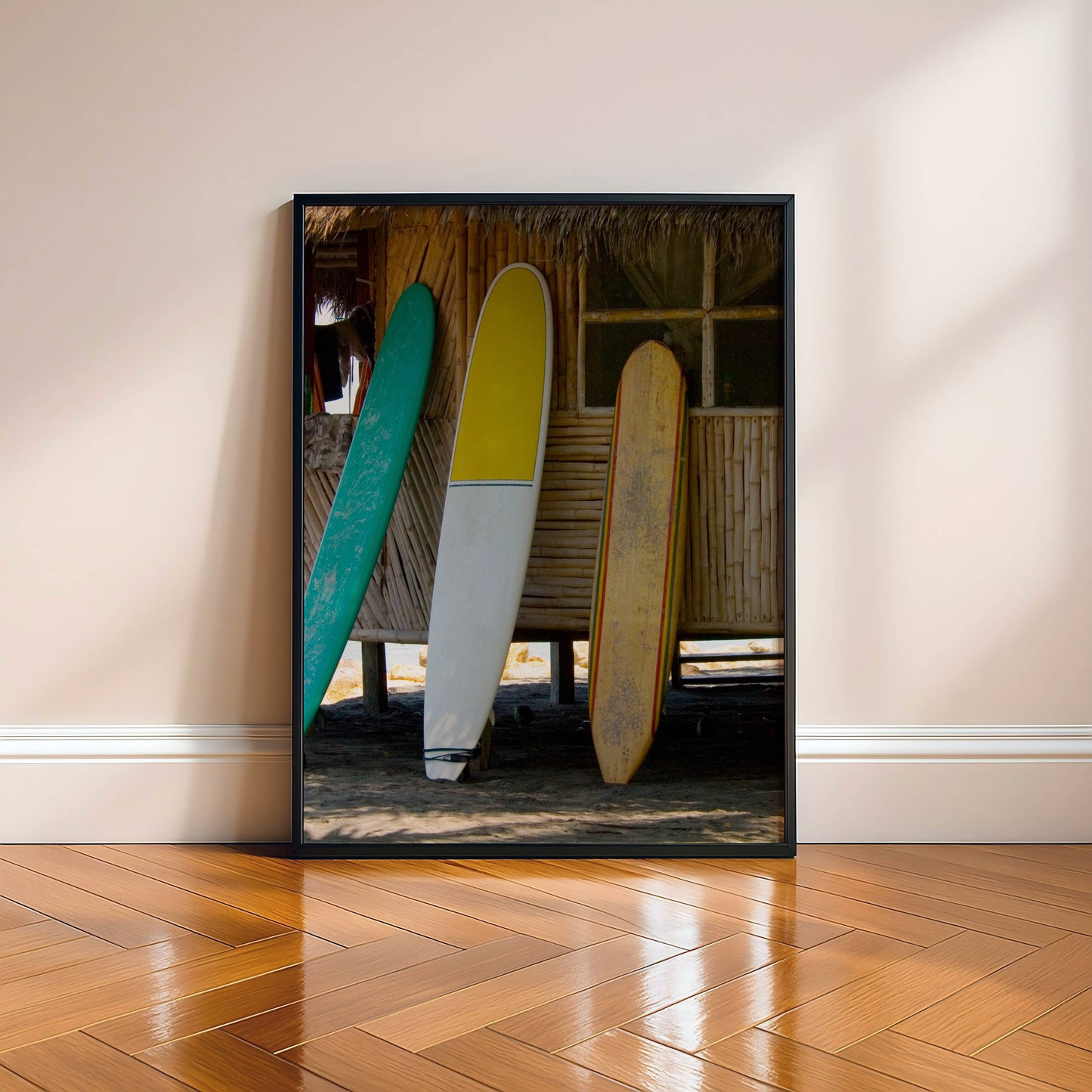 Affiche Planches de Surf Vintage – Ambiance Tropicale et Esprit Bord de Mer | Poster sur Papier Mat