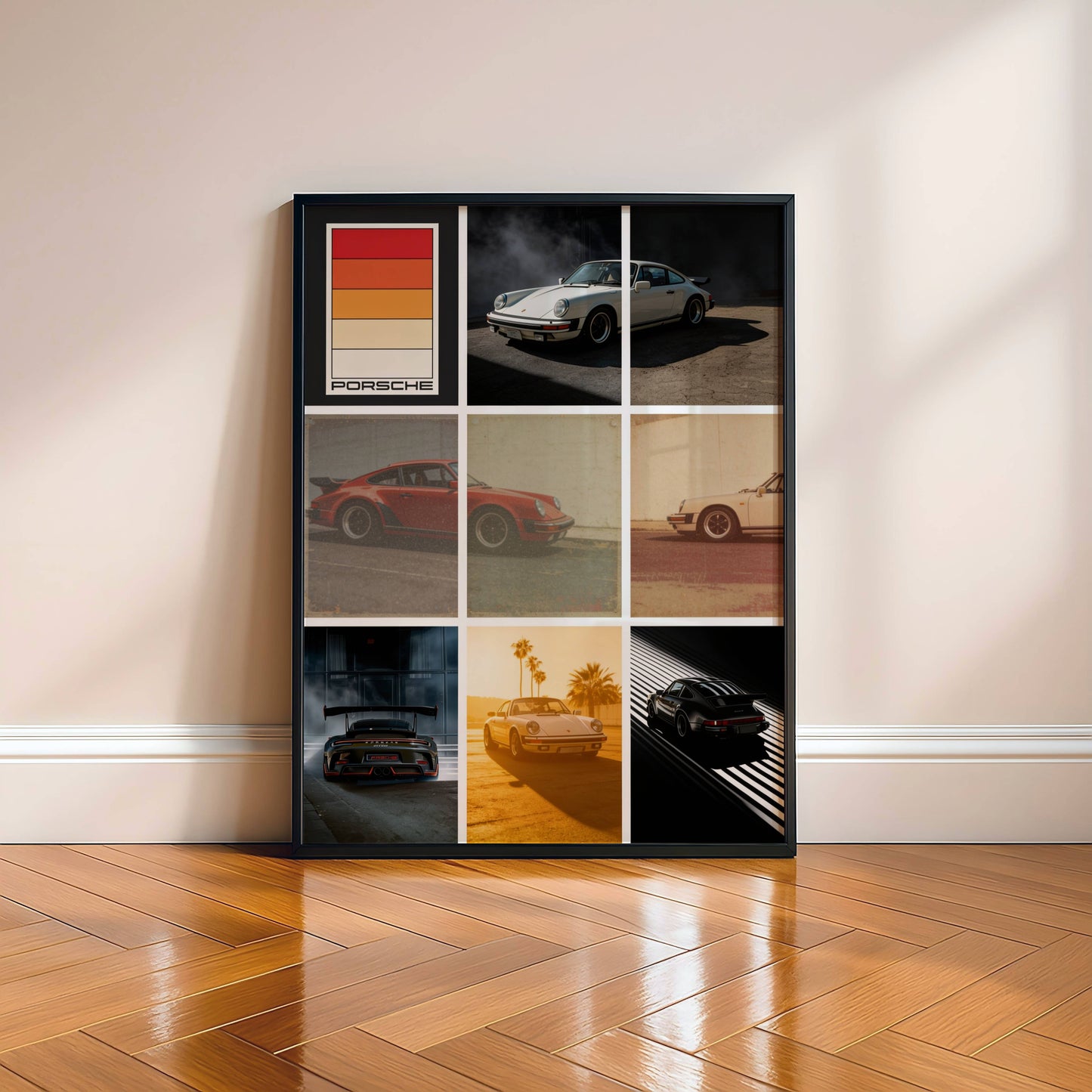 Affiche Porsche Collection Vintage – Galerie Automobile Rétro & Design Premium | Poster Mur de Porsche Classiques