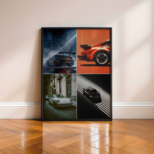 Affiche Porsche 911 Collection Vintage – Galerie Automobile Premium | Poster Design Motorsport & Voitures de Collection