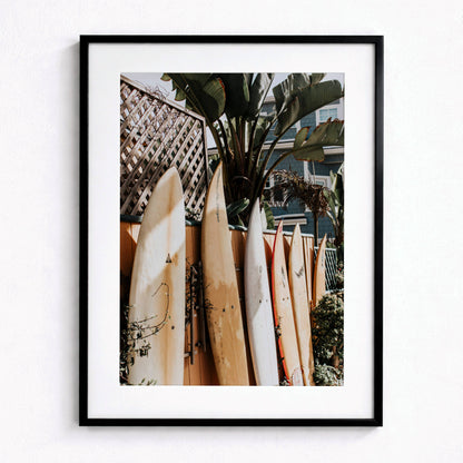 Affiche Planches de Surf Tropicales – Esprit Surf et Décoration Bord de Mer | Poster sur Papier Mat