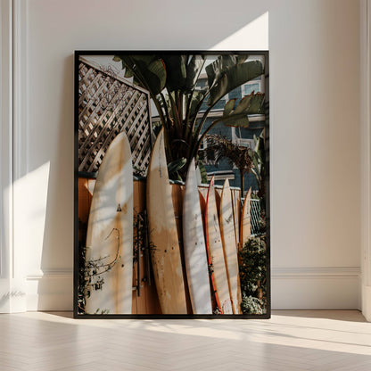 Affiche Planches de Surf Tropicales – Esprit Surf et Décoration Bord de Mer | Poster sur Papier Mat