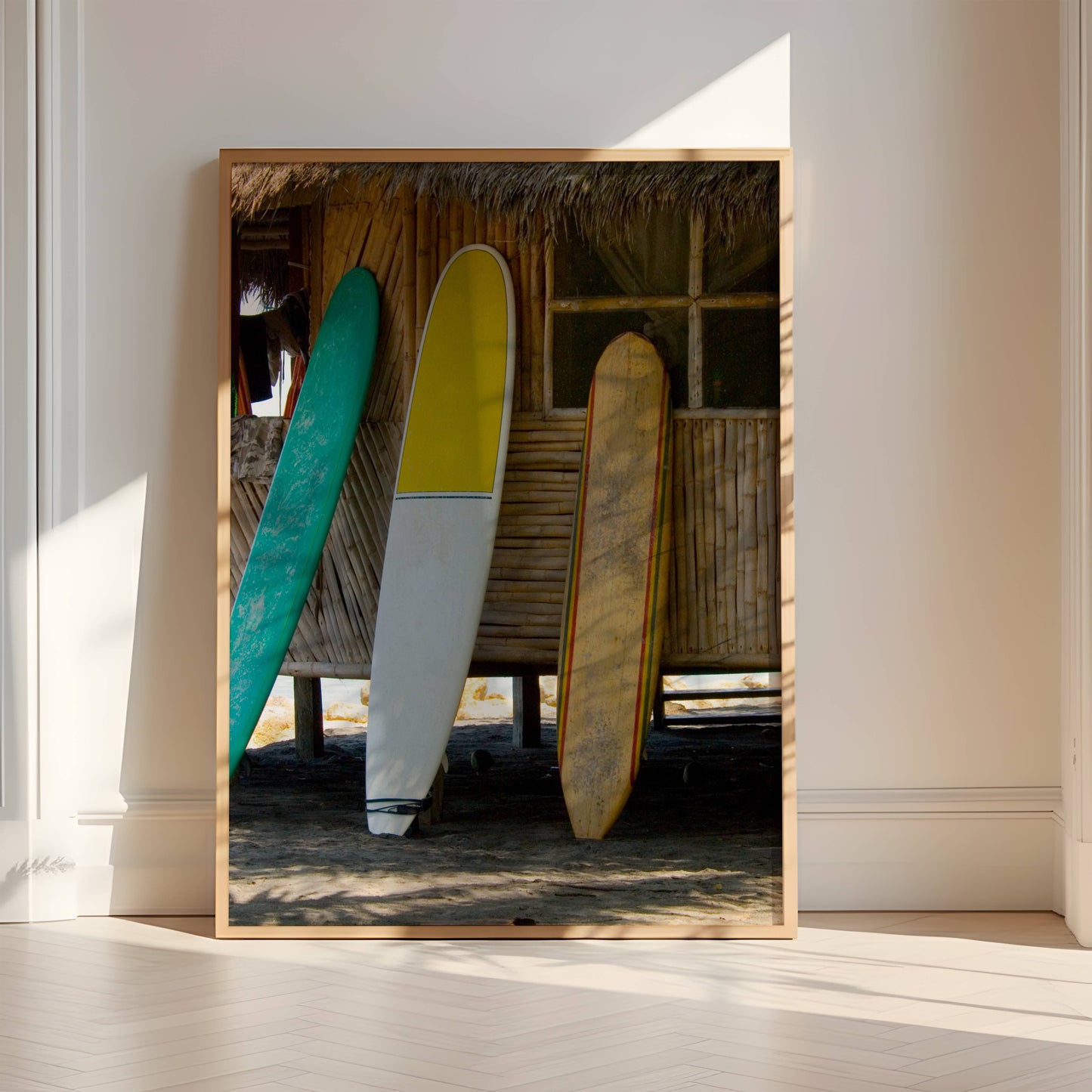 Affiche Planches de Surf Vintage – Ambiance Tropicale et Esprit Bord de Mer | Poster sur Papier Mat