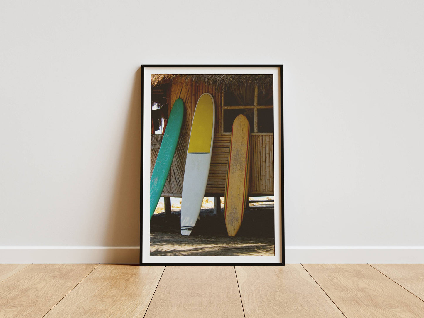 Affiche Planches de Surf Vintage – Ambiance Tropicale et Esprit Bord de Mer | Poster sur Papier Mat