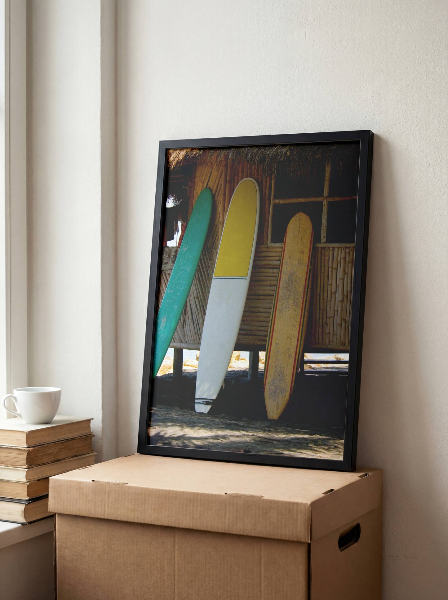 Affiche Planches de Surf Vintage – Ambiance Tropicale et Esprit Bord de Mer | Poster sur Papier Mat