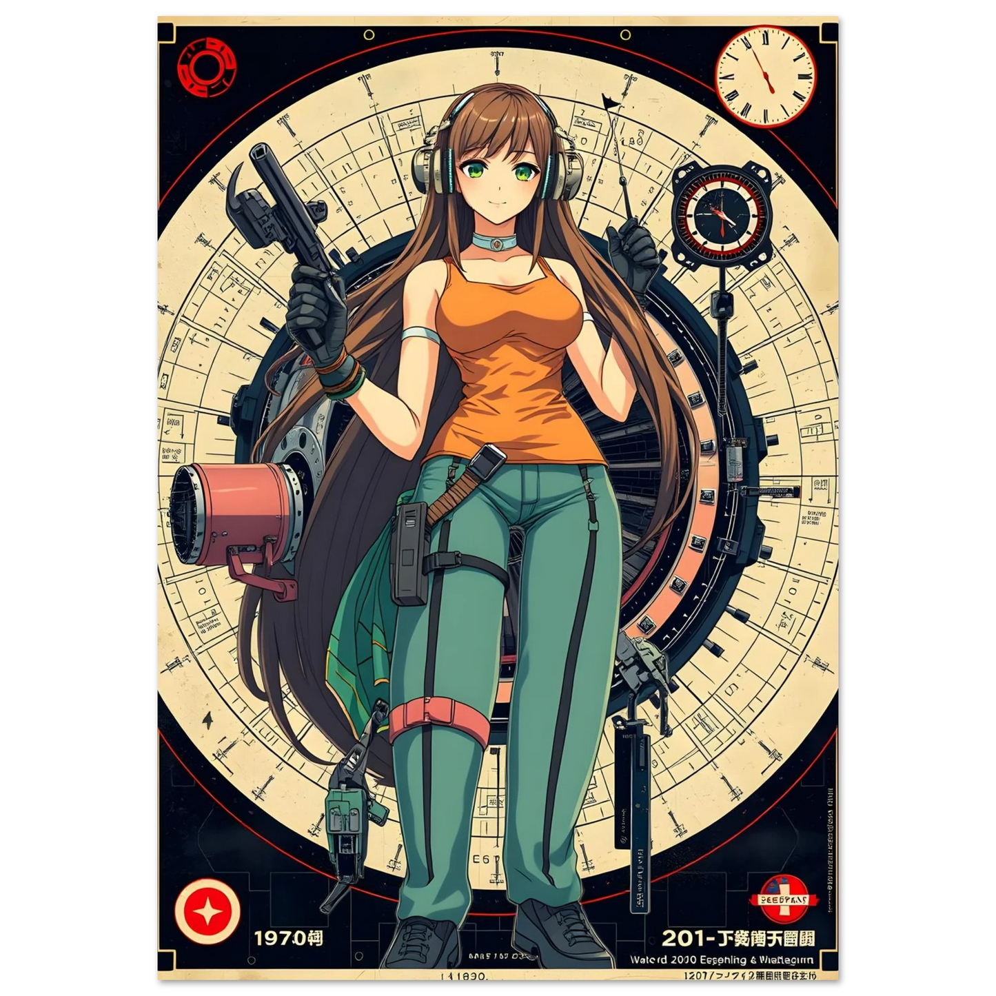 🌸🪐🎀👽Création Anime Rétro Sci-Fi ☄️14 - Aura Studio Déco