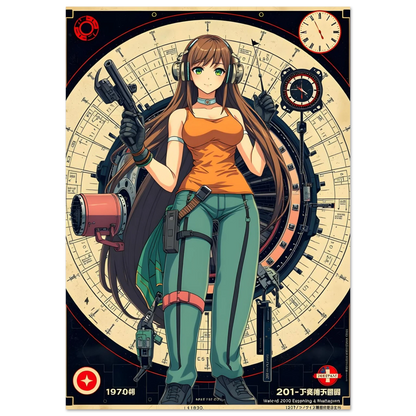 🌸🪐🎀👽Création Anime Rétro Sci-Fi ☄️14 - Aura Studio Déco