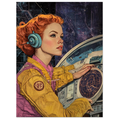 ✨ RETRO FUTUR MECHA WOMENS — Starship Series #67 - Aura Studio Déco