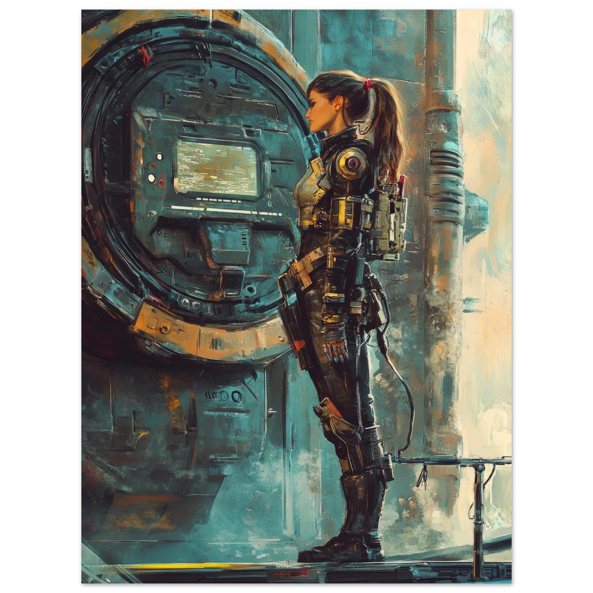 ✨ RETRO FUTUR MECHA WOMENS — Starship Series #24 - Aura Studio Déco