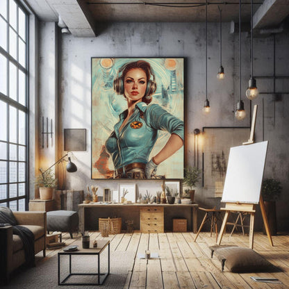 ✨ RETRO FUTUR MECHA WOMENS — Starship Series #71 - Aura Studio Déco