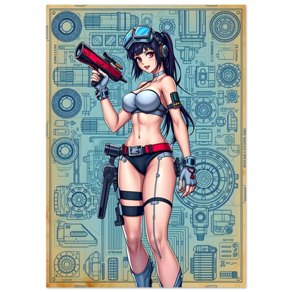 🌸🪐🎀👽Création Anime Rétro Sci-Fi ☄️45 - Aura Studio Déco