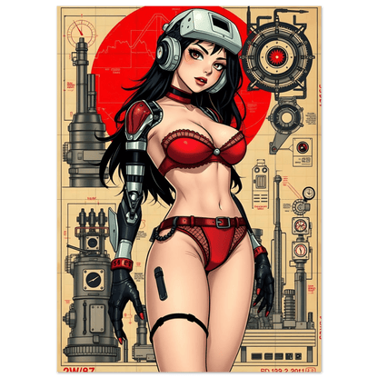 🌸🪐🎀👽Création Anime Rétro Sci-Fi ☄️39 - Aura Studio Déco