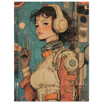 ✨ RETRO FUTUR MECHA WOMENS — Starship Series #42 - Aura Studio Déco