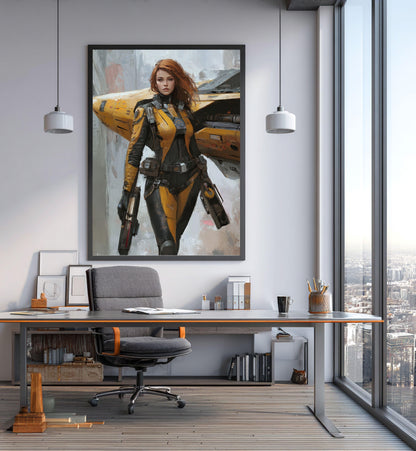 ✨ RETRO FUTUR MECHA WOMENS — Starship Series #03 - Aura Studio Déco