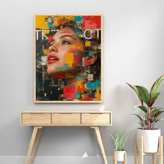 🌈𒄆🎸𒆙 Portraits Pop Art Abstrait 13🖌️