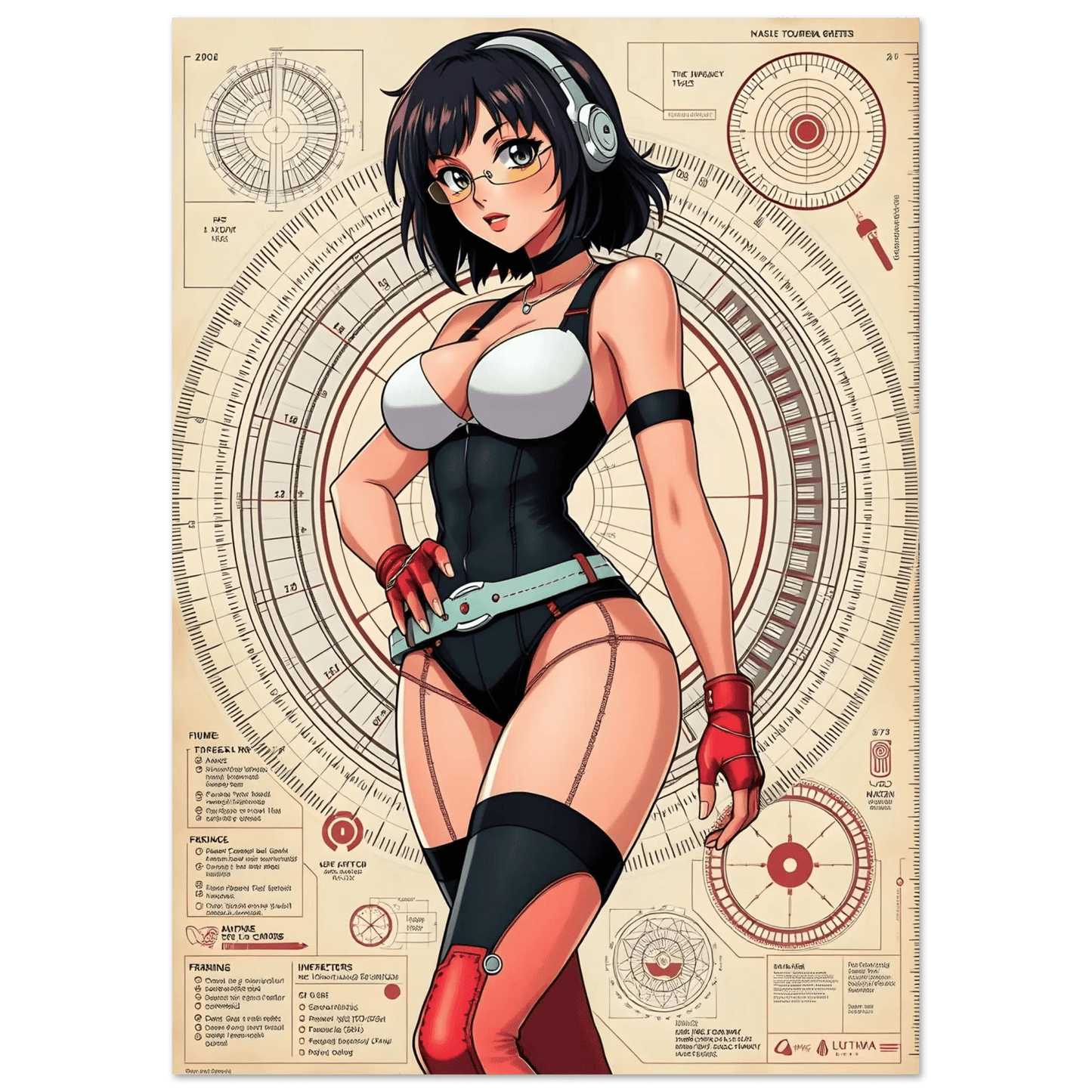 🌸🪐🎀👽Création Anime Rétro Sci-Fi ☄️29 - Aura Studio Déco