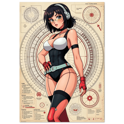 🌸🪐🎀👽Création Anime Rétro Sci-Fi ☄️29 - Aura Studio Déco
