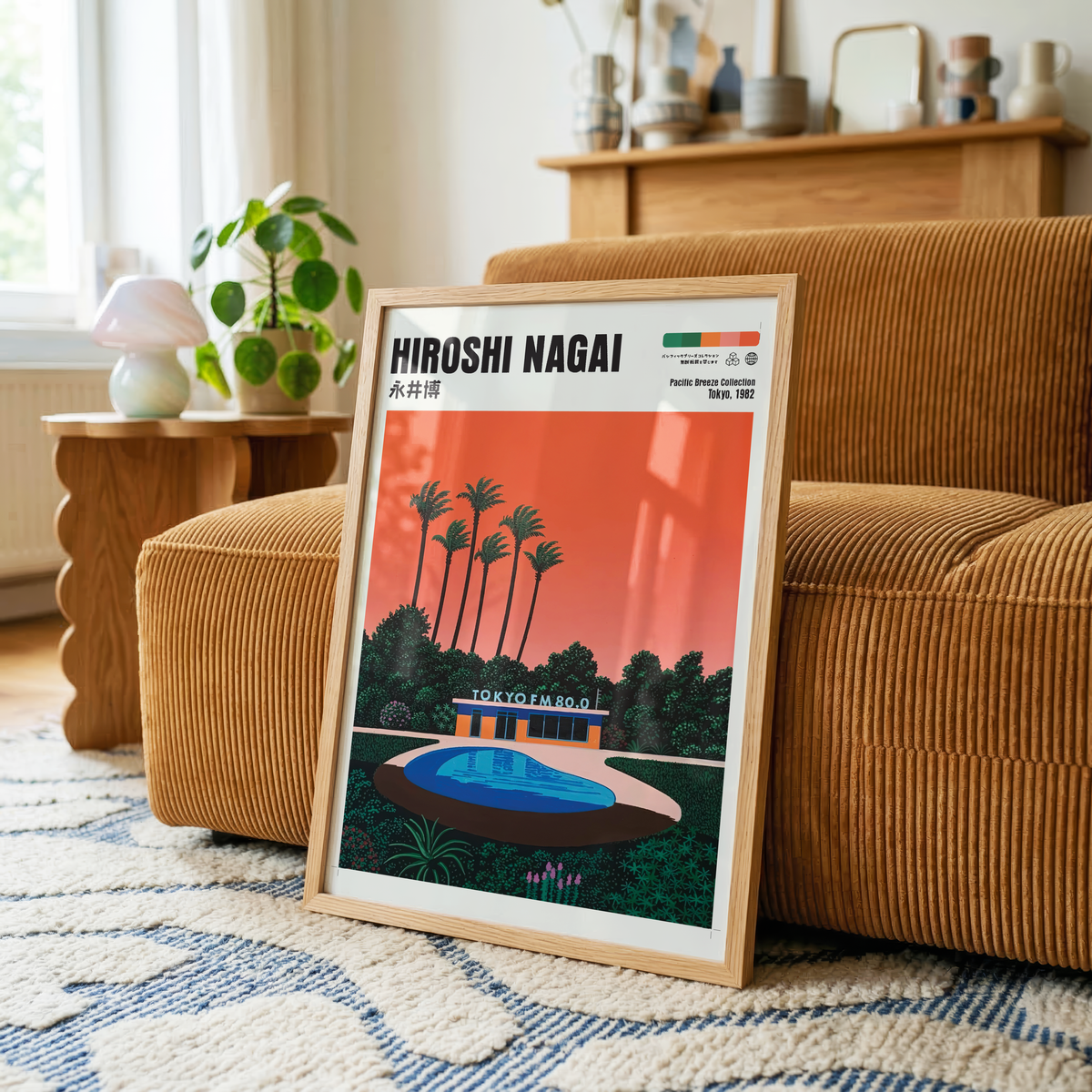 Affiche Hiroshi Nagai | Tokyo FM, Piscine & City Pop 80s