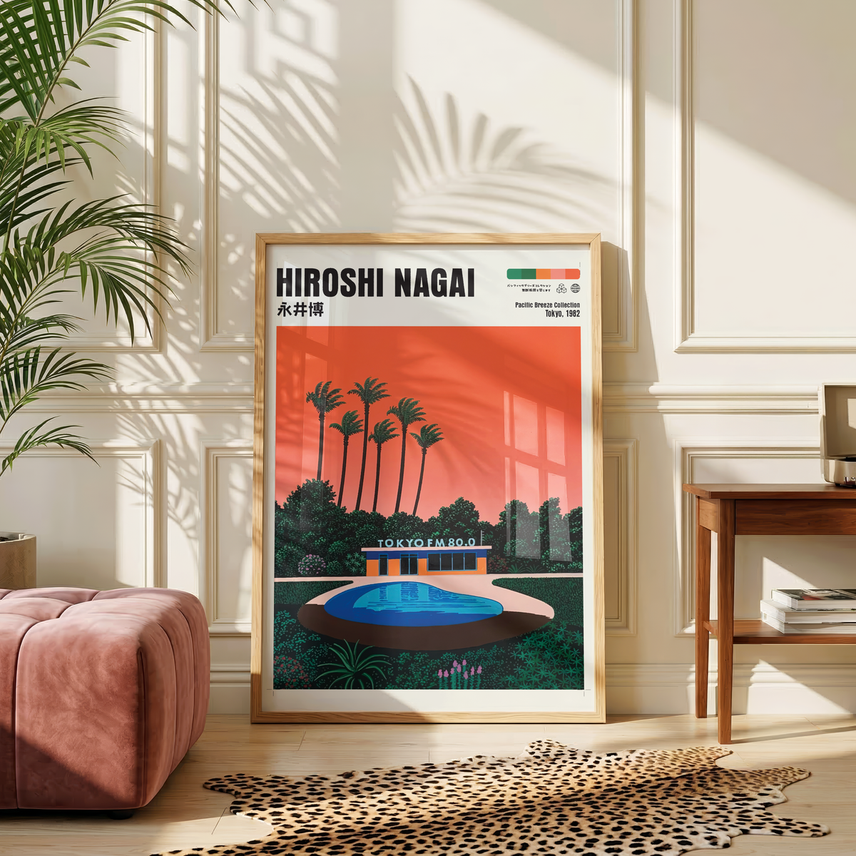 Affiche Hiroshi Nagai | Tokyo FM, Piscine & City Pop 80s