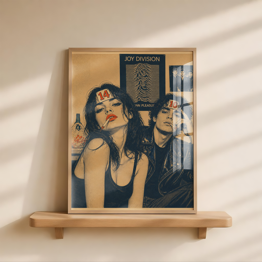 Post Punk Music Poster, Vintage Rock Wall Art, Alternative Music Print, Grunge Bedroom Decor, Retro Underground Artwork