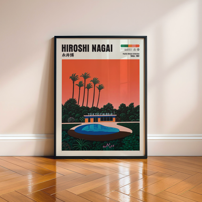 Affiche Hiroshi Nagai | Tokyo FM, Piscine & City Pop 80s