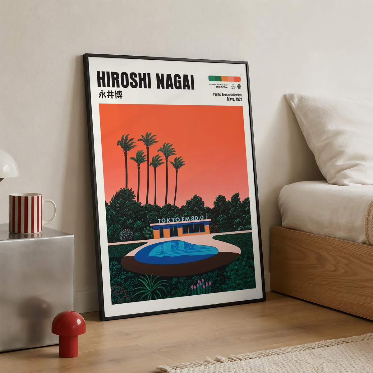 Affiche Hiroshi Nagai | Tokyo FM, Piscine & City Pop 80s