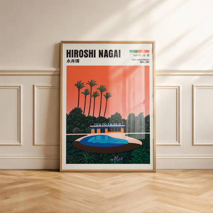 Affiche Hiroshi Nagai | Tokyo FM, Piscine & City Pop 80s