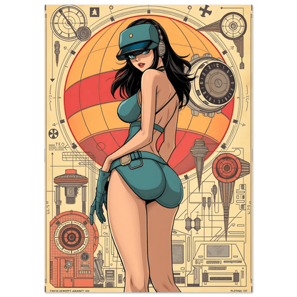 🌸🪐🎀👽Création Anime Rétro Sci-Fi ☄️31 - Aura Studio Déco