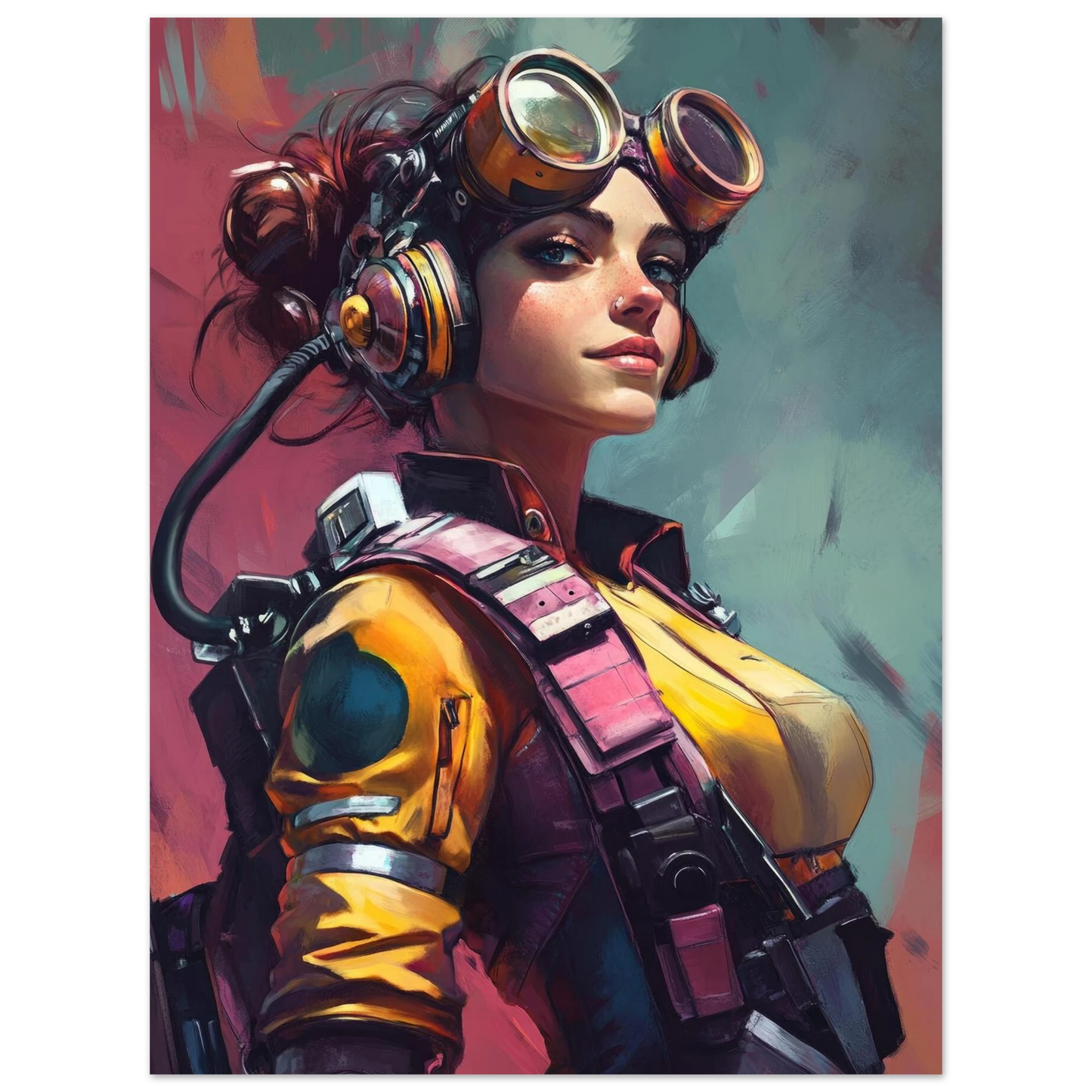 ✨ RETRO FUTUR MECHA WOMENS — Starship Series #06 - Aura Studio Déco