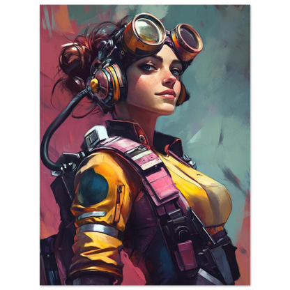 ✨ RETRO FUTUR MECHA WOMENS — Starship Series #06 - Aura Studio Déco