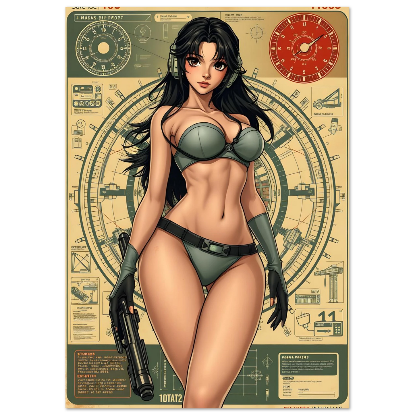 🌸🪐🎀👽Création Anime Rétro Sci-Fi ☄️20 - Aura Studio Déco